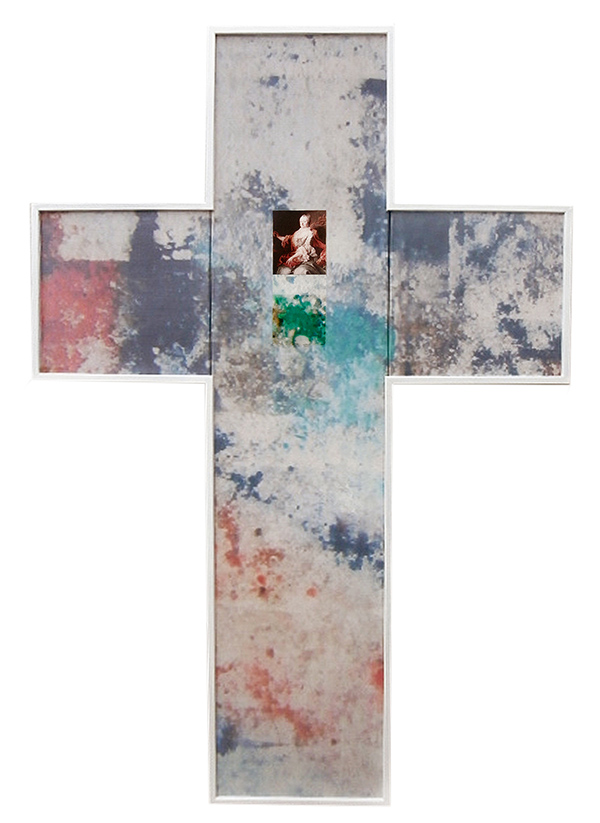 "Cross", 120x180cm, mixed media, 2018