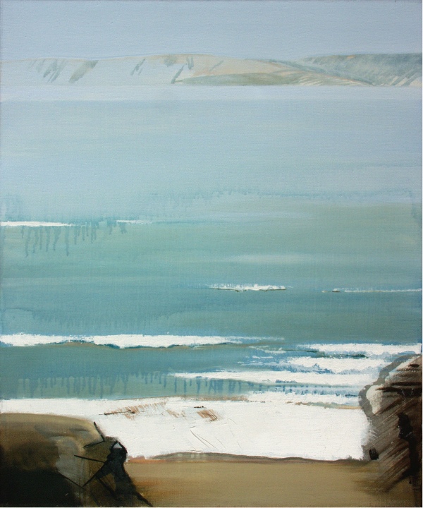 "Sea I.", 50x60cm, oil, 2003, owned by author