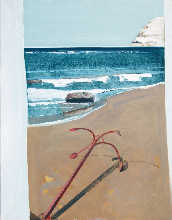 "Sea (Anchor)", 70x90cm, oil, 2007, owned by author