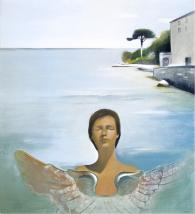 "Boy's dreaming", 105x95cm, oil painting, 2010