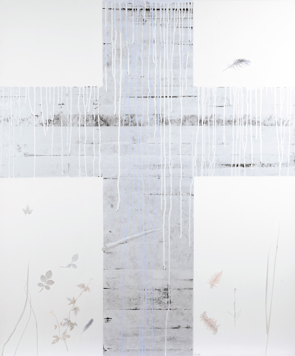"Príroda I.", 100x120cm, olej, 2016